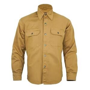 Neo Men's Mustard Armored Motorcycle Moto Riding Shirt Size 3XL